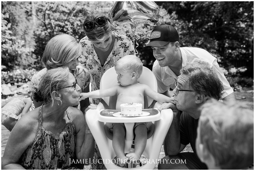 first birthday, documentary photography, family photography, charlotte photographer, event photography