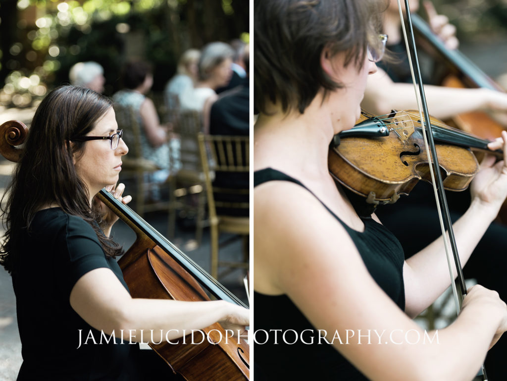 string duet at wedding