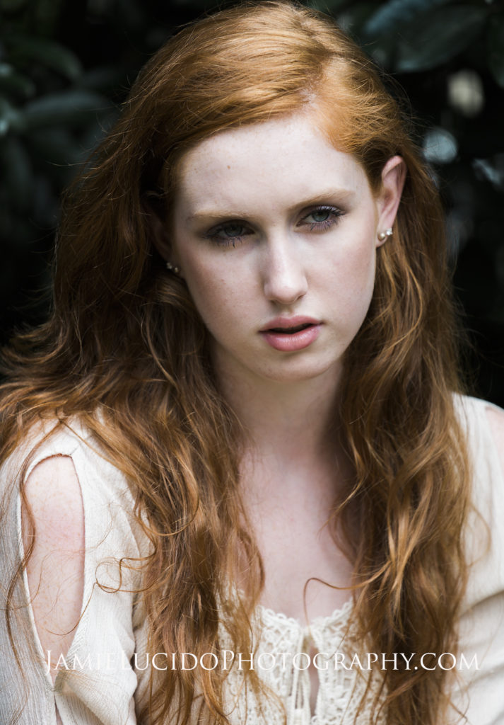 portrait of redhead