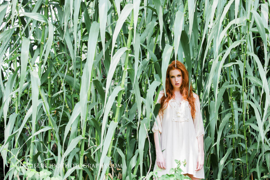 girl in cornfield