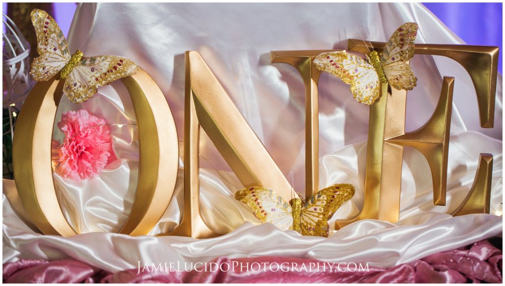 birthday letters, one year old, gold birthday, butterfly birthday design