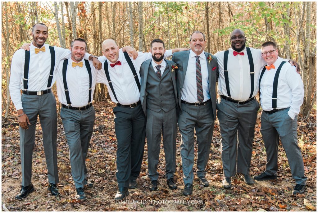 groomsmen, groom and groomsmen, outdoor portrait, casual portrait, wedding photography