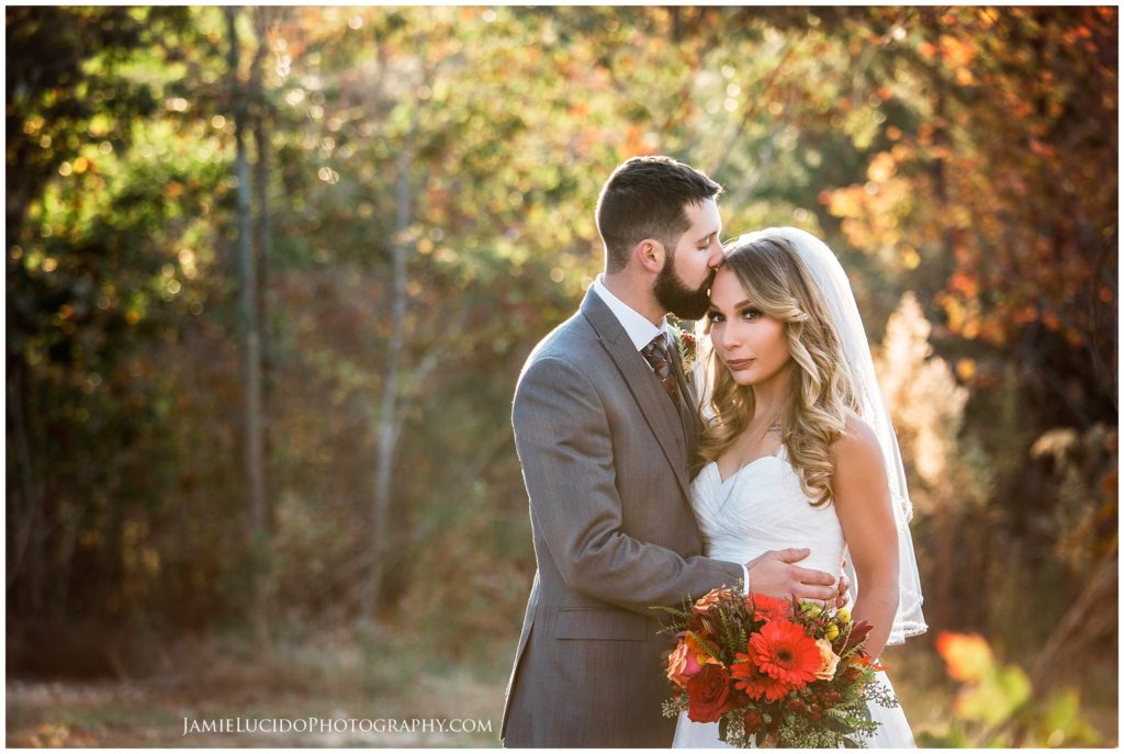 romantic, outdoor photography, natural light photography, charlotte photographer jamie lucido, wedding day portrait