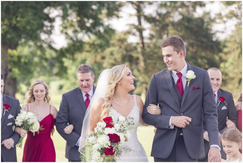 bride and groom, wedding party photography
