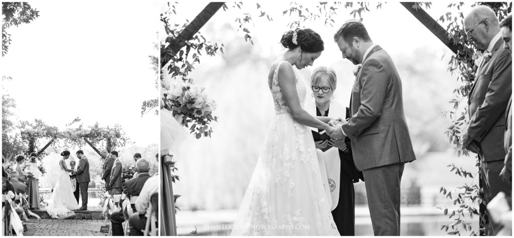 black and white wedding photography, wedding ceremony, beautiful wedding, charlotte wedding
