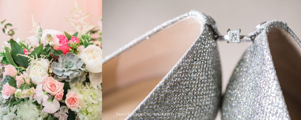 wedding details, wedding ring, wedding shoes