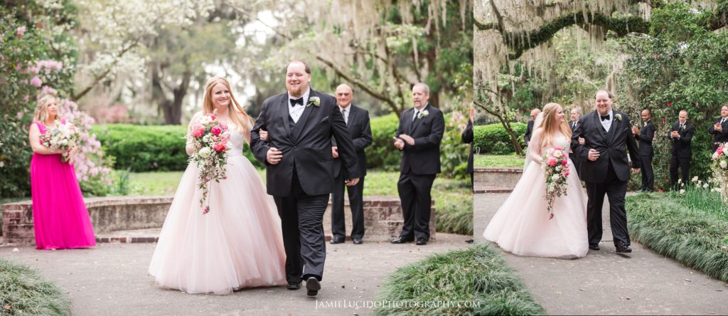 man and wife, wedding ceremony, walk down the aisle, recessional