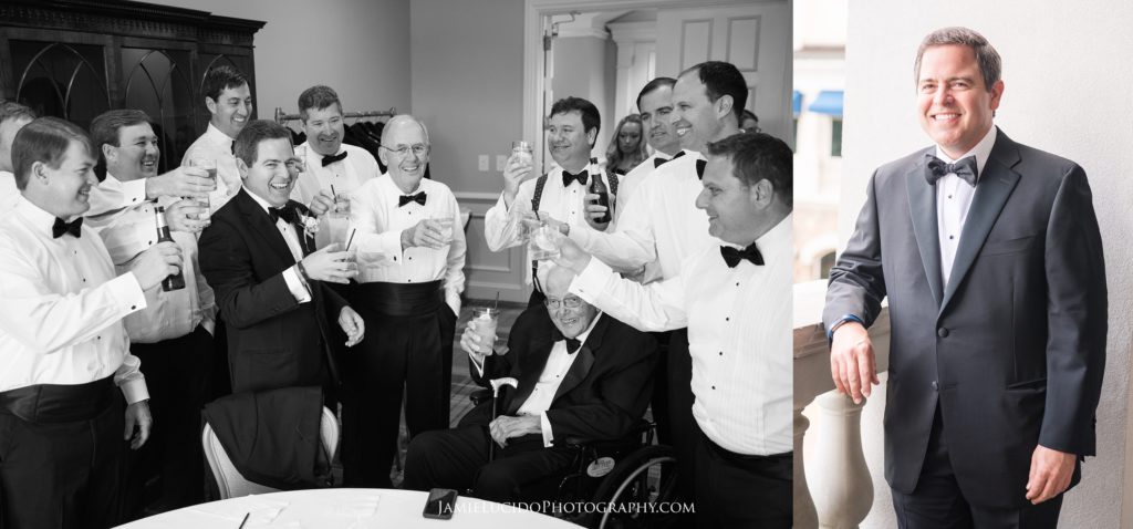 groomsmen, black tie wedding, grooms toast, getting ready, documentary wedding photography