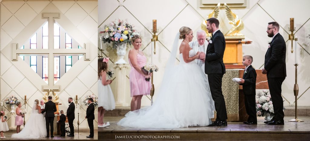 catholic wedding, wedding ceremony, church wedding, charlotte wedding photographer