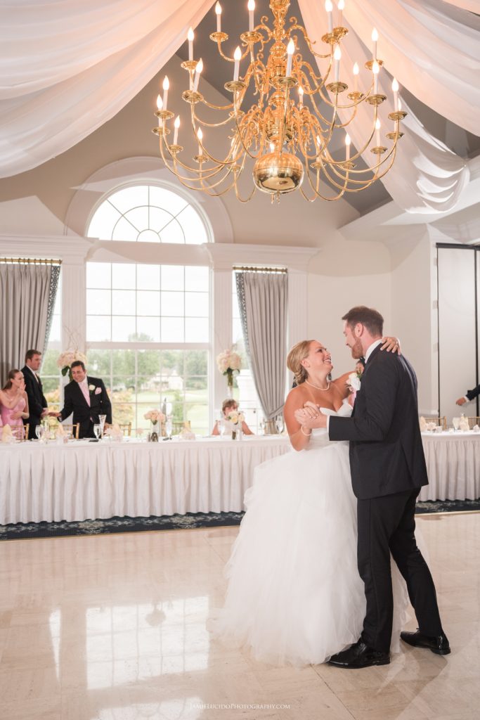 first dance, wedding reception, providence country club reception