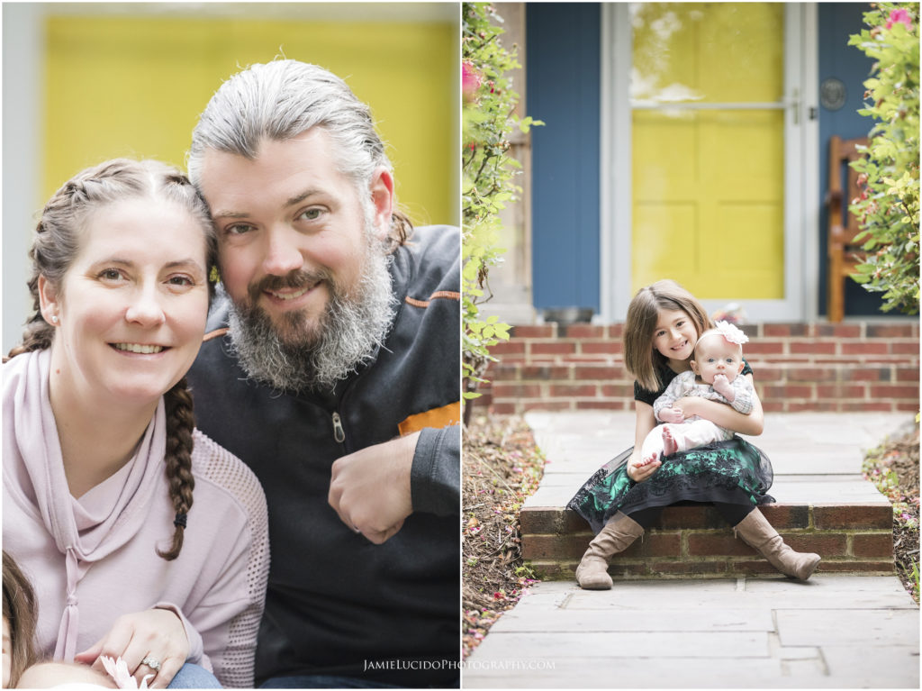 porch sessions, charlotte family photographer