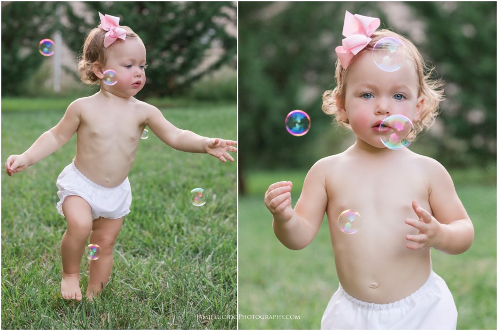 bubble backyard, family photographer, charlotte family photographer