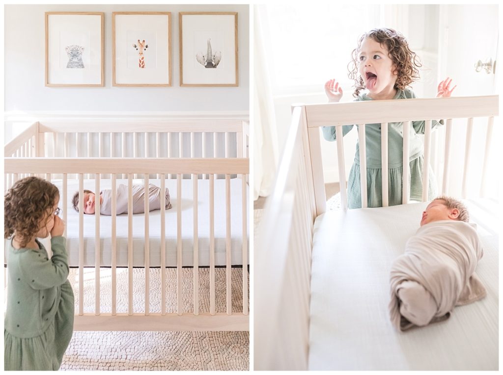 welcome home, lifestyle newborn, new sibling, charlotte family photographer