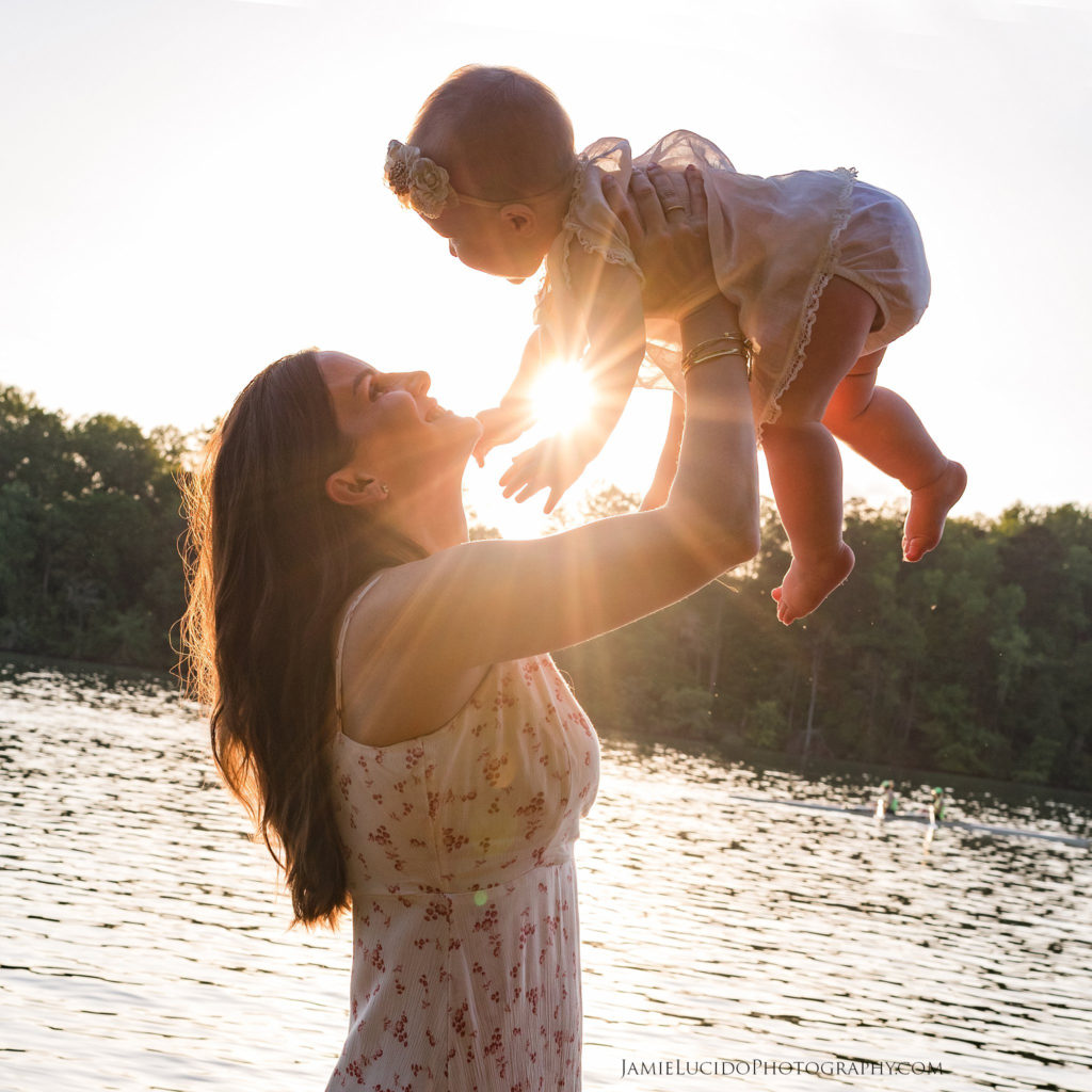 sunset portrait, sunset photography, mommy and me, magical photography